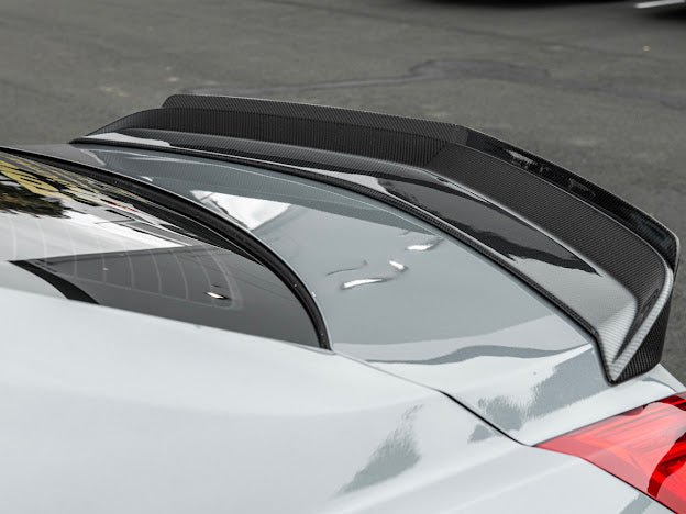 2016-2019 Cadillac CTS-V V3 | FULL CARBON FIBER Rear Trunk Lid Wing Wickerbill Spoiler